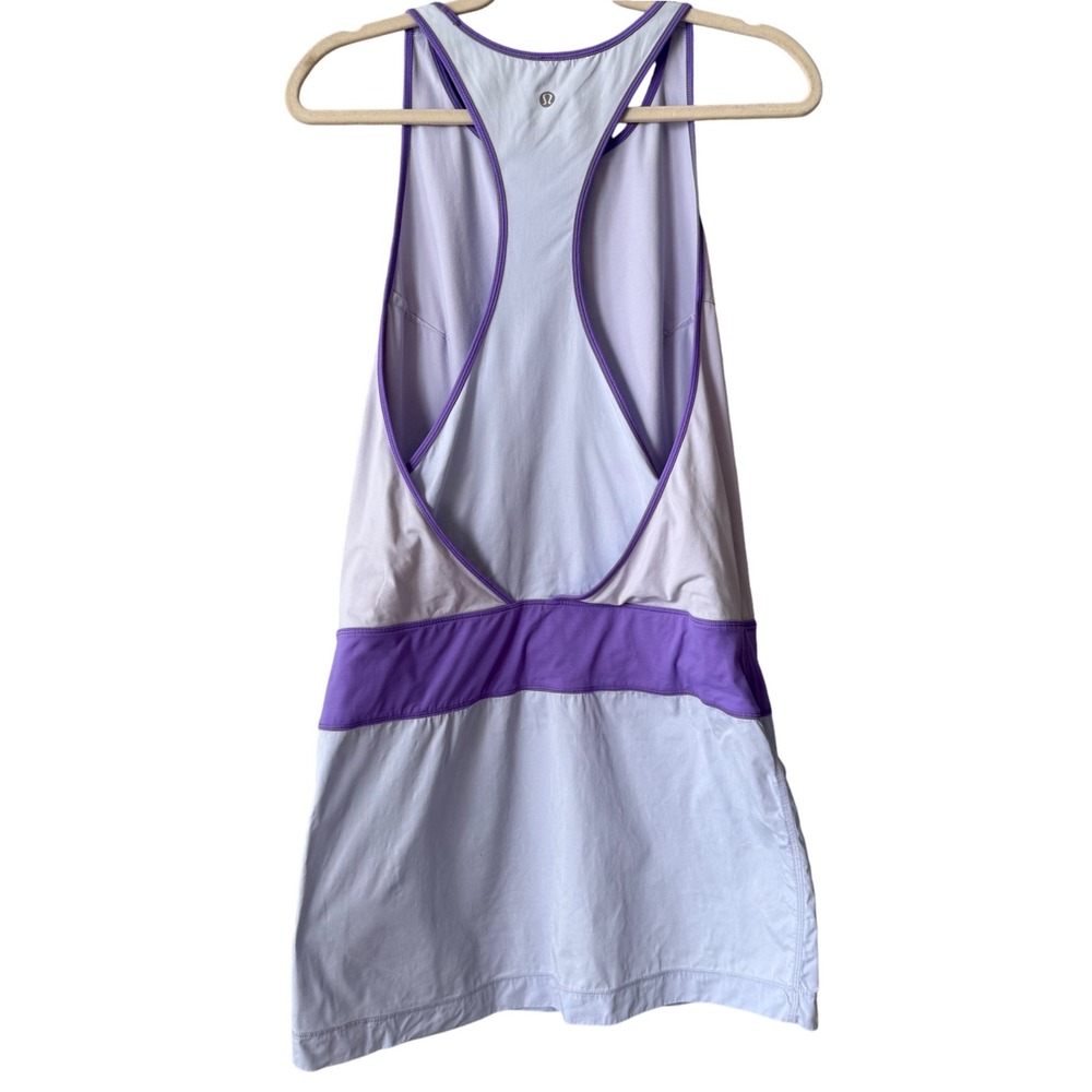 Lululemon Blissed Out Dress‎ | Lilac Purple | Size 6 | Rare Tennis Pickleball - Picture 4 of 6